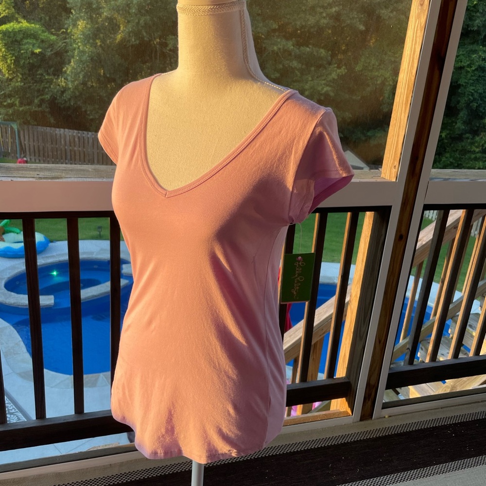 Lilly Pulitzer NWT Lindy Top Pink Hyacinth Sm